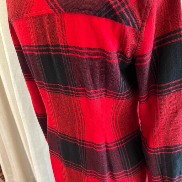 Athleta Trail to Town Button Down Dress Shirt Overshirt Tunic, Size XS - Picture 5 of 11